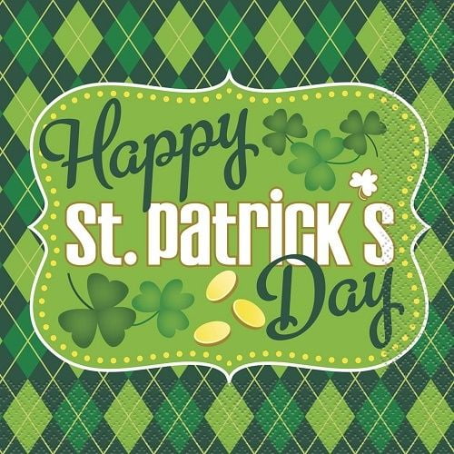 Irish Pub Signs St Patrick's Day Saint Patty's Party Paper Luncheon Napkins Irish Pub Signs St Patrick's Day Saint Patty's Party Paper Luncheon Napkins